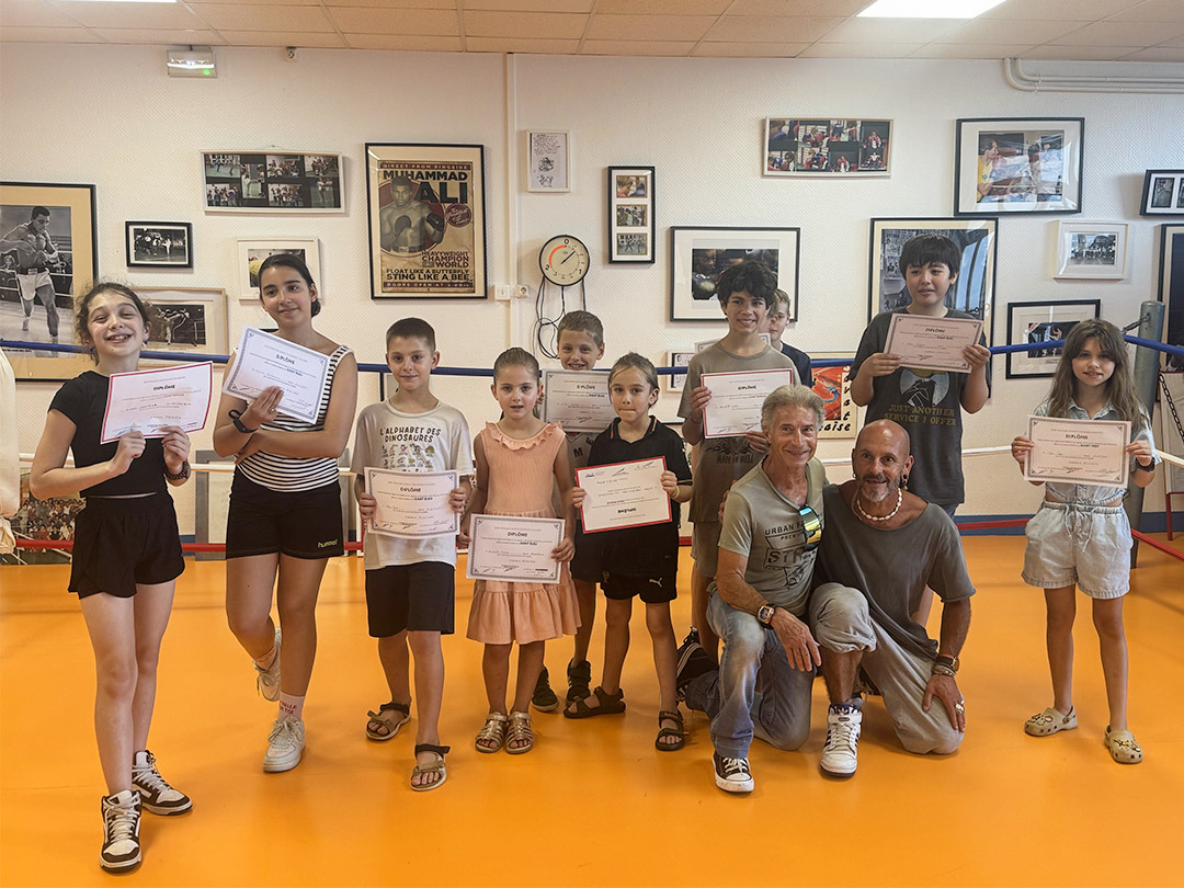 Remise des grades Boxe Enfants 2026